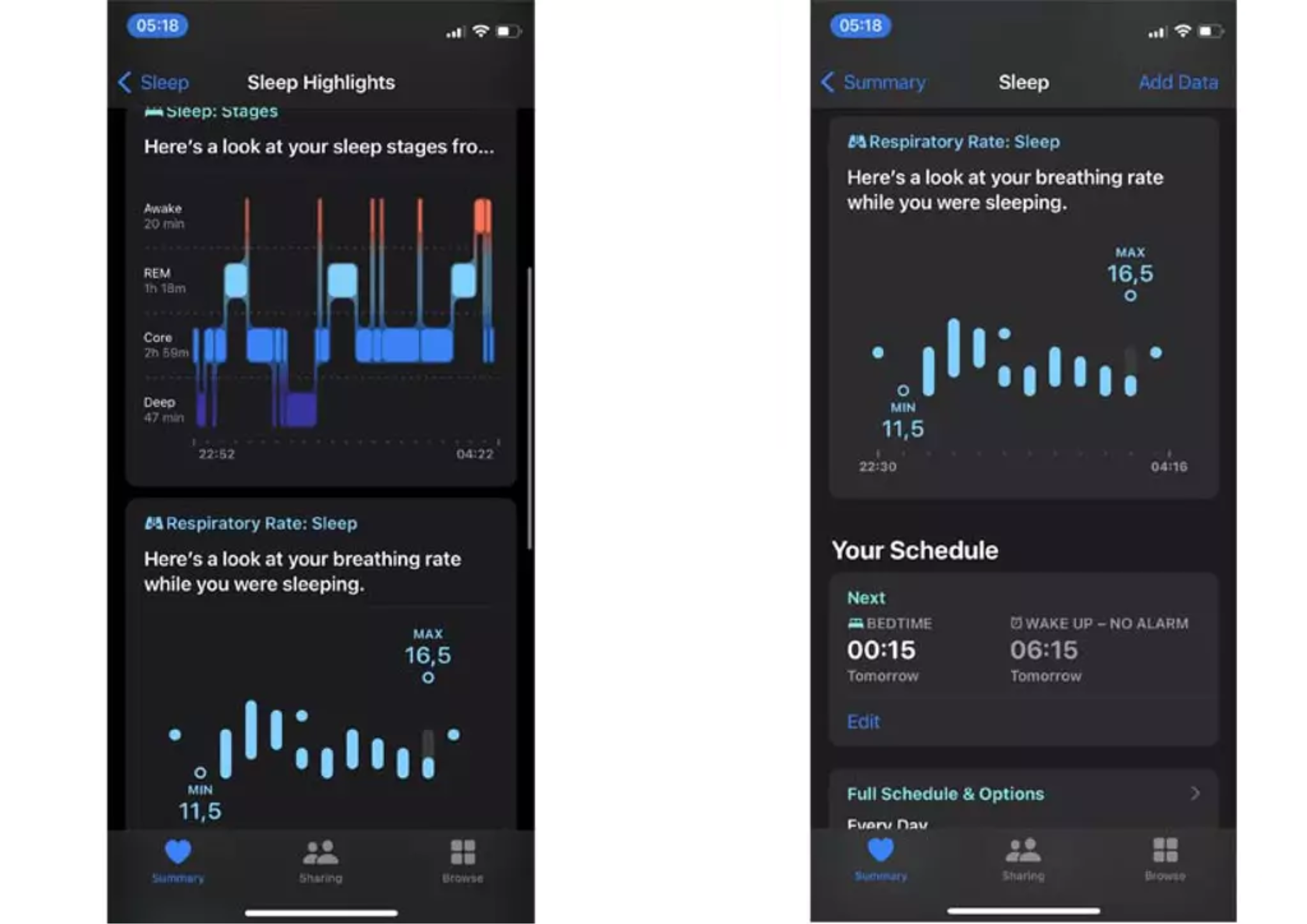 apple watch suivi du sommeil